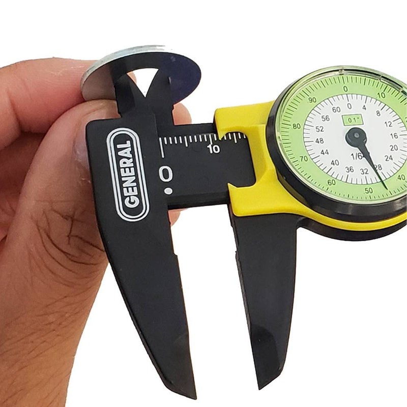 General Tools General Tools 142 Plastic Dial Caliper, 0-6" Range, .01" & 1/64"  - Image 5
