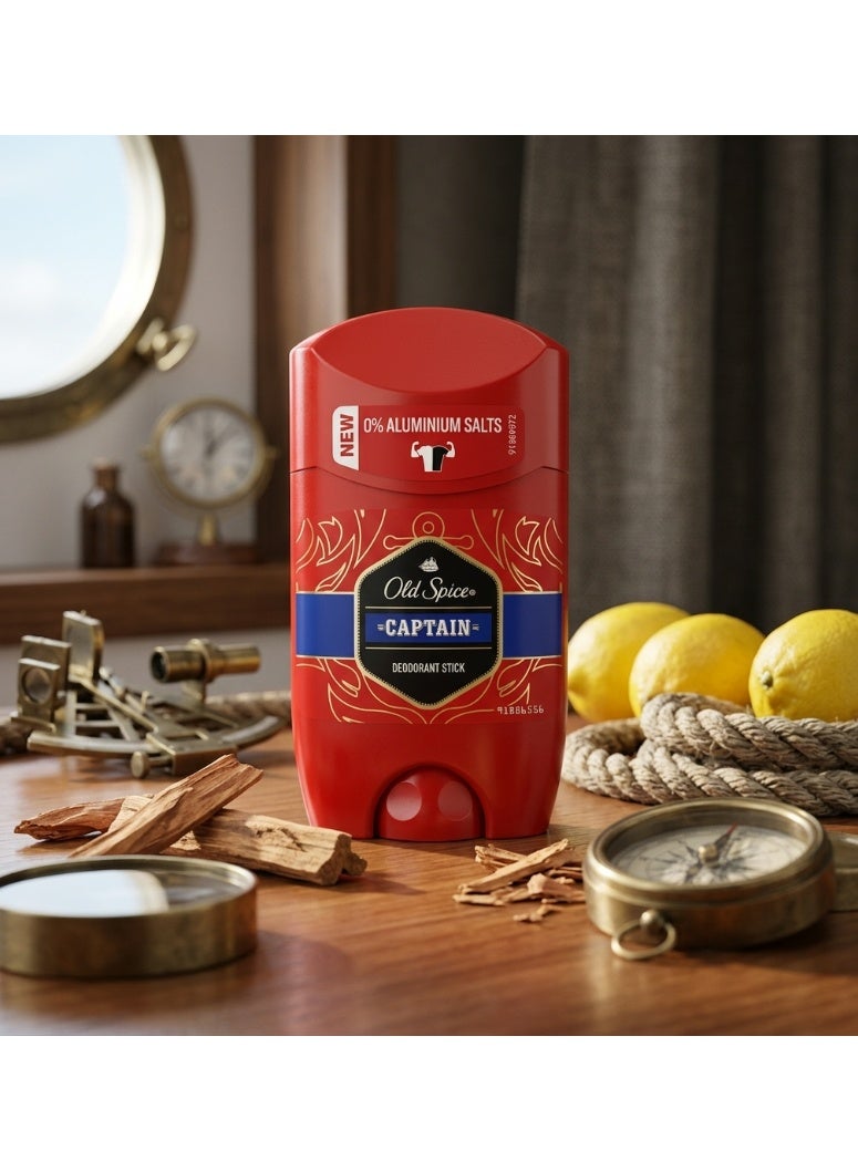 Captain Antiperspirat And Deodorant Stick 50 ML