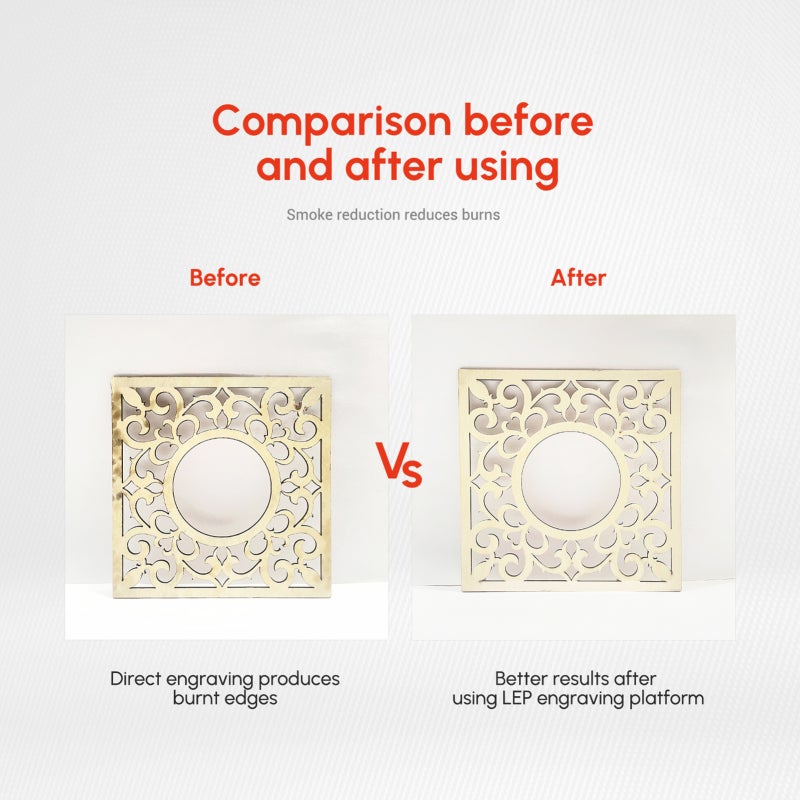 Honeycomb Panel: Silver Thick All-metal Structure - Fast Heat Dissipation Honeycomb Table for CO2 or Diode Engraving Machine Working Scenarios - Image 4