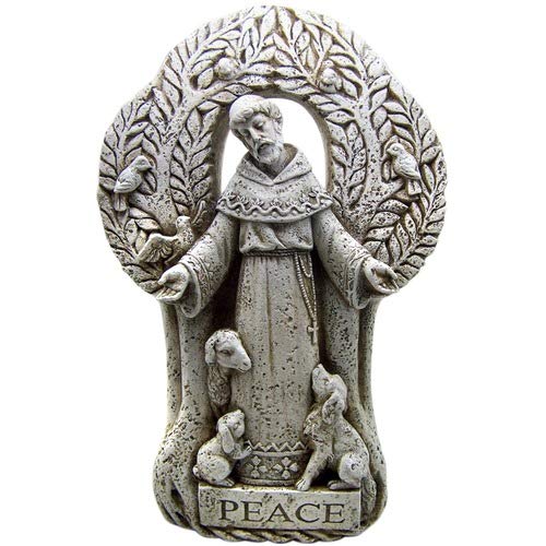 CB Saint St Francis Patron of Animals Peace Tree Figurine Patio Garden Home Statue - Image 4