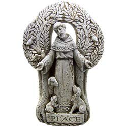 CB Saint St Francis Patron of Animals Peace Tree Figurine Patio Garden Home Statue - Image 3
