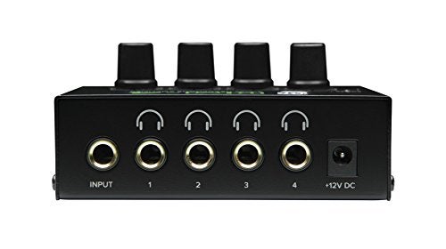 Mackie HM Series, 4-Way Headphone Amplifier Mixer Accessory 1-ch x 4 headphones (HM-4), Black - Image 2