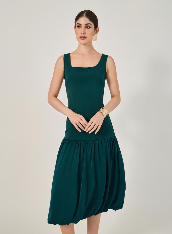 Styli Emerald Sleeveless Dress  - Image 3
