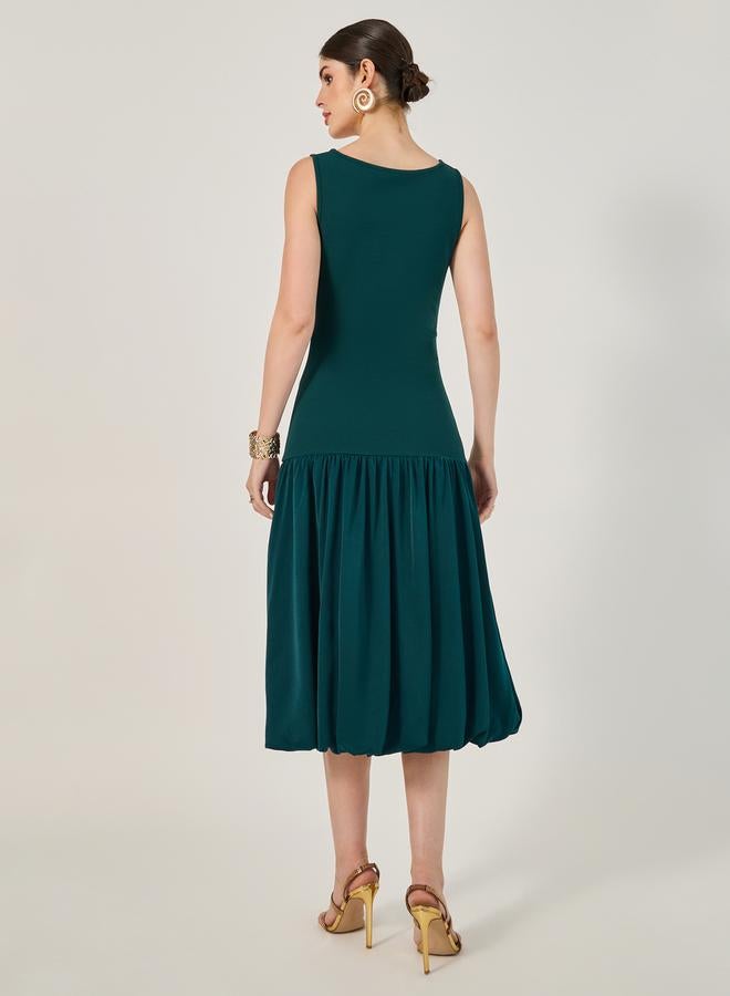 Styli Emerald Sleeveless Dress  - Image 5