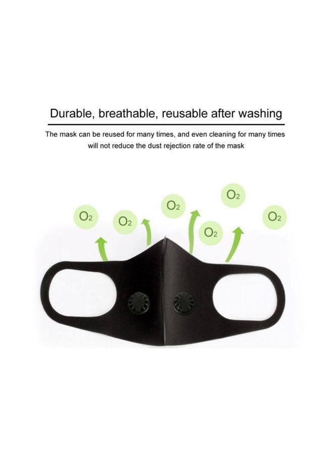 NIBEMINENT Double Breathing Valve Face Mask - Image 2