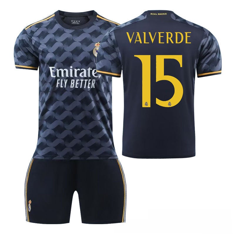 Generic Youth Real Madrid Away Jersey Kit 15.