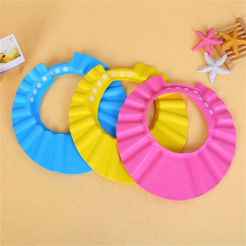 Baby Shampoo Cap Set (Pack of 3): Adjustable Bathroom Cap, Baby Eye and Ear Protection, Children's Shampoo Cap - Image 3