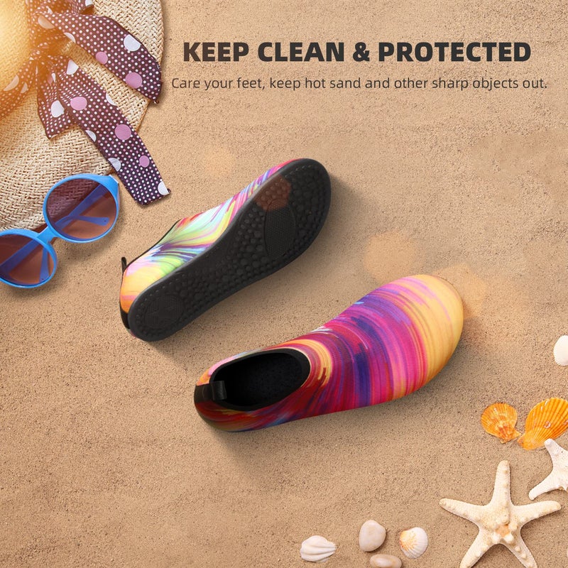 ATHMILE Water Shoes for Women Men Quick-Dry Aqua Socks Swim Beach Barefoot Yoga Exercise Wear Sport Accessories Pool Camping Must Haves Adult Youth Size - Image 2