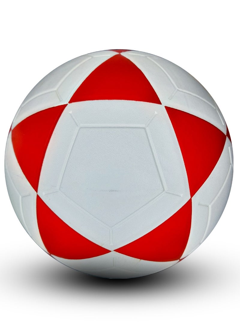 أتش برو كرة قدم H PRO NFB Premium | طويلة الأمد ومثالية للاستخدام في الهواء الطلق | مقاس 5 | أحمر - Image 2