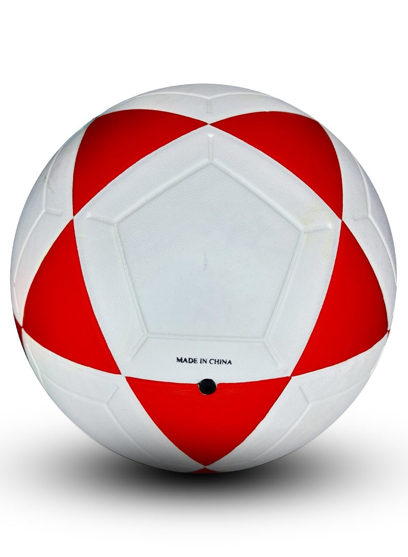 أتش برو كرة قدم H PRO NFB Premium | طويلة الأمد ومثالية للاستخدام في الهواء الطلق | مقاس 5 | أحمر - Image 3