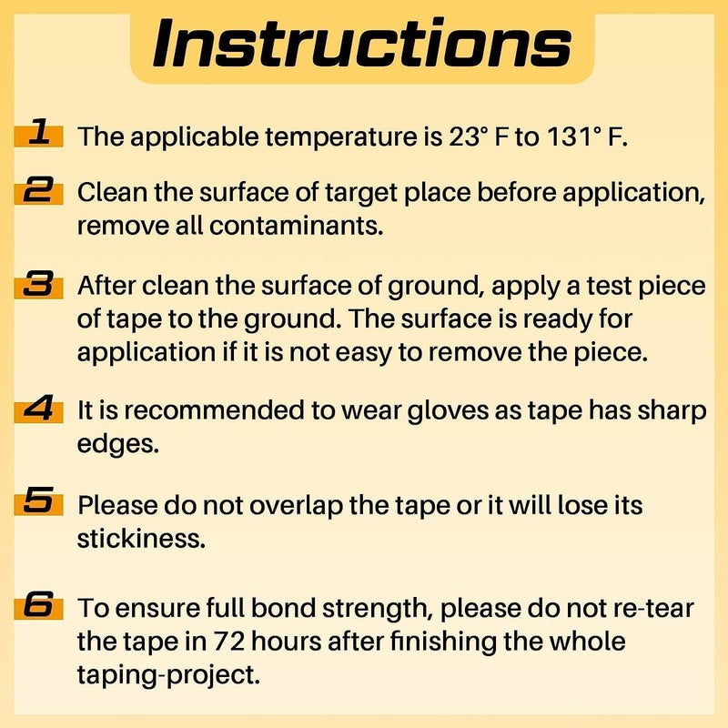 Azonee Single Sided Carpet Duct Tape, 5Cm*50 M Outdoor Court Tape Adhesive Court Marking Tape Court Lines For Tennis Badminton Parking Floor Pavement Driveway Strong Adhesive Heavy Duty Sticker Tape - Image 2