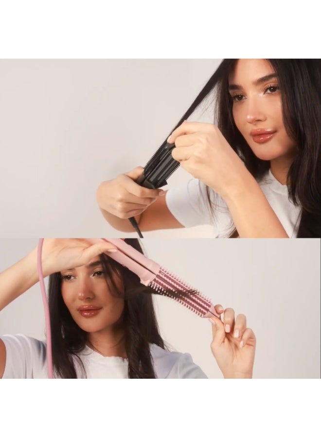 كلارا فرشاة التمليس الثنائي من كلارا  - اسود - Image 2