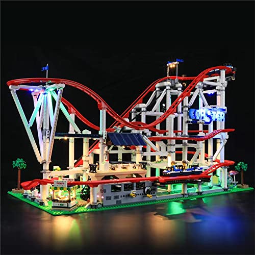 GEAMENT LED Light Kit Compatible with Lego Roller Coaster  Lighting Set for Creator 10261 Building Model Model Set Not Included - Image 1