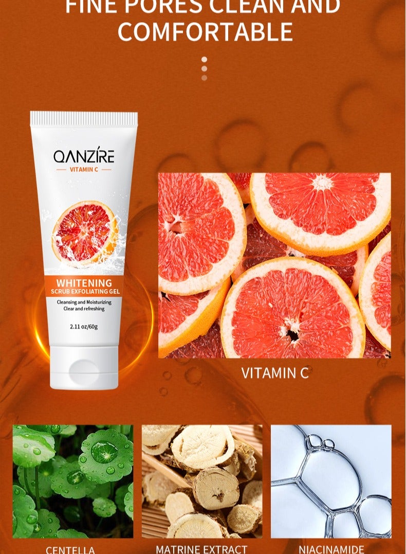 Whitening Scrub Exfoliating Gel Cleansing Moisturizing Refreshing