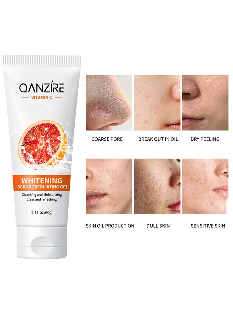Whitening Scrub Exfoliating Gel Cleansing Moisturizing Refreshing