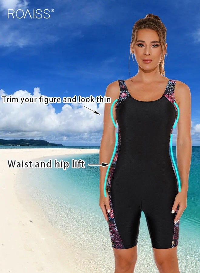 roaiss Women's One Piece Backless Swimsuit, Versatile Surf and Sports Bathing Suit Designed for Conservative Beachwear Backless Design, Tummy Control Silhouette, Comfortable Jumpsuit Style for Swimming, Surfing, Summer Vacations - Image 2