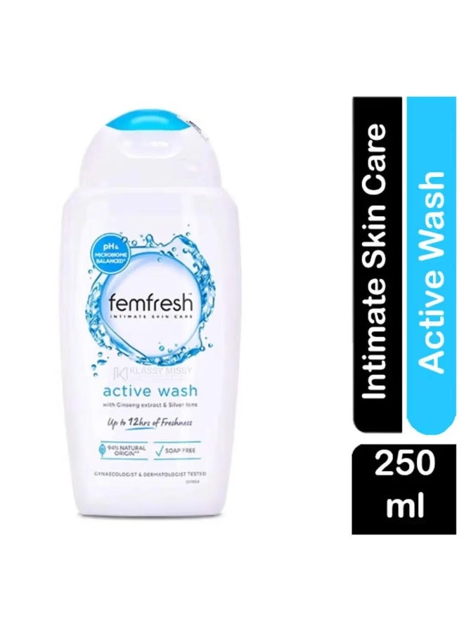 فيم فريش غسول حميمي جديد فعال منعش 250 مل مع خلاصة الجينسنغ وأيونات الفضة 250 مل - Image 4