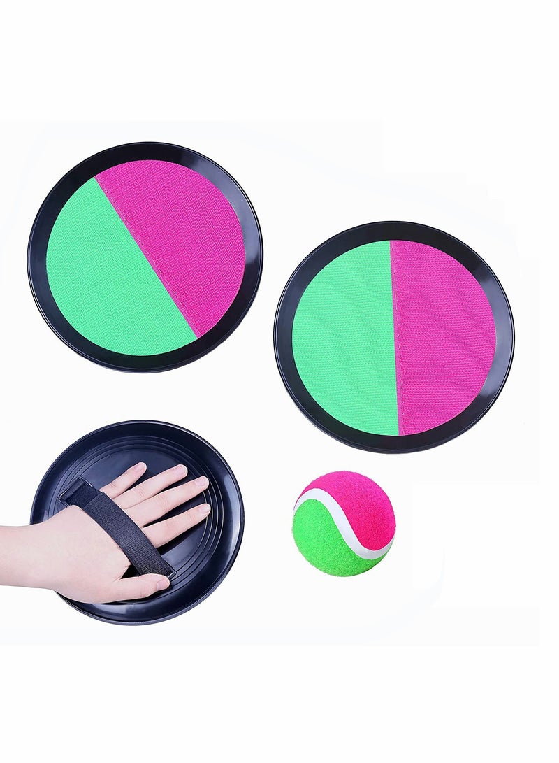 Excefore Paddle Toss and Catch Ball Game Set for Kids, Backyard Games Beach Games, 8inch - Image 1