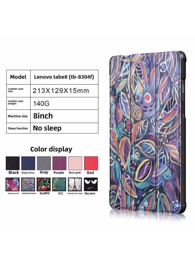 Suitable For Lenovo Tab E8 TB8034F Tri-fold Tablet Case-Color:Rose Gold-Applicable Models:lenovo