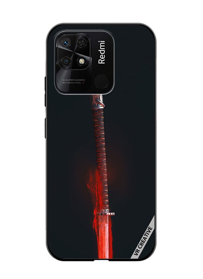 VR CREATIVE - Protective Case Cover For Xiaomi Redmi 10C The Mortal Blade Design Multicolour - Image 1