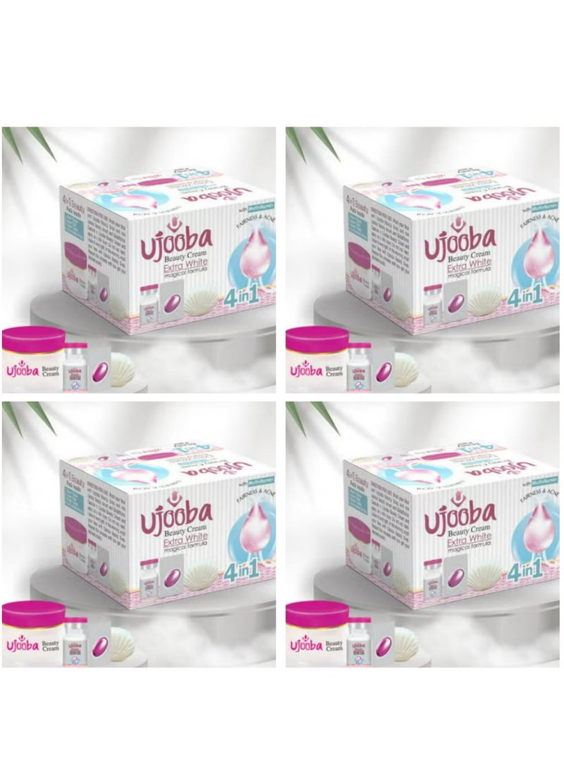 Beauty Cream Extra White 4 in 1 Magical Formula 4 Pcs