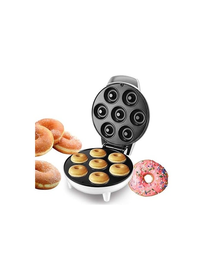 DSB DSP Donut Maker 750W - KC1173 7 Piece Donut Maker - Non-Stick Coating Temperature Control Dual Indicator Lights _ 1 Year Warranty _ White - Image 2