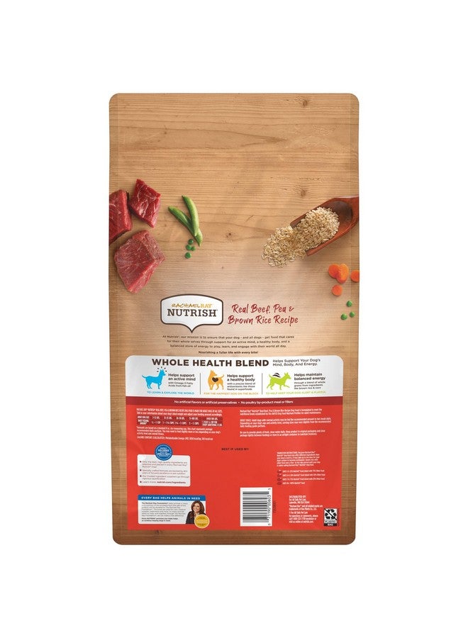 راتشل راي طعام الكلاب الطبيعي الجاف الممتاز من راشيل راي، تركيبة لحم البقر الحقيقي والأرز البني، وزن 6 أرطال، عبوة من قطعة واحدة - Image 3