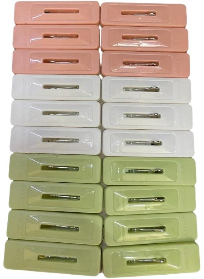 SAQOWARE Multi-Purpose 24 Pieces Cloth Clips | Hanger Clips, Slim-line Plastic Finger Clips Clothes Pants Hanger Clips | Clothing Line Clips Pegs Laundry Kitchen Outdoor | Multicolour - Image 5
