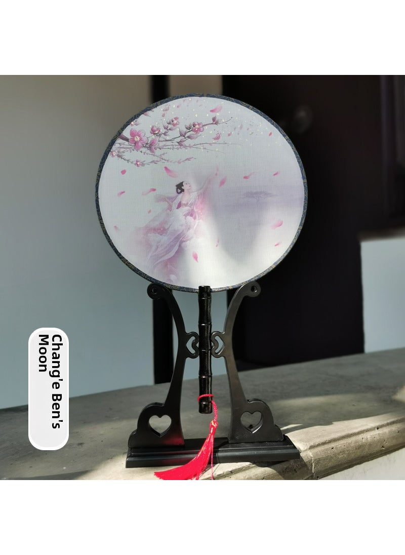 Generic - Vintage Style Kids Dance Fans Chang'e Flies to the Moon - Image 1