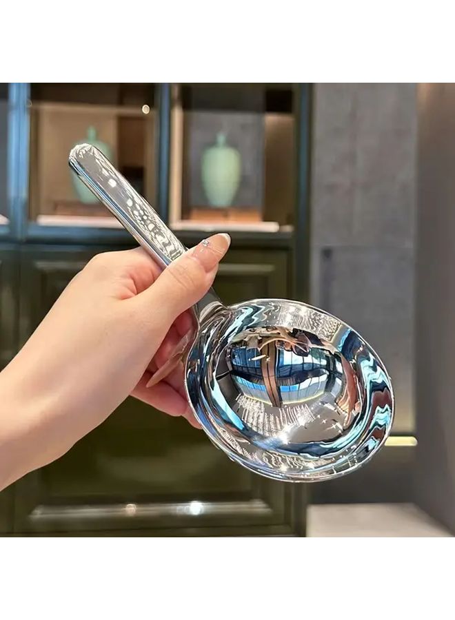 Stainless Steel Serving Spoon Large Capacity Heavy Duty Commercial Kitchen Utensil - Image 4