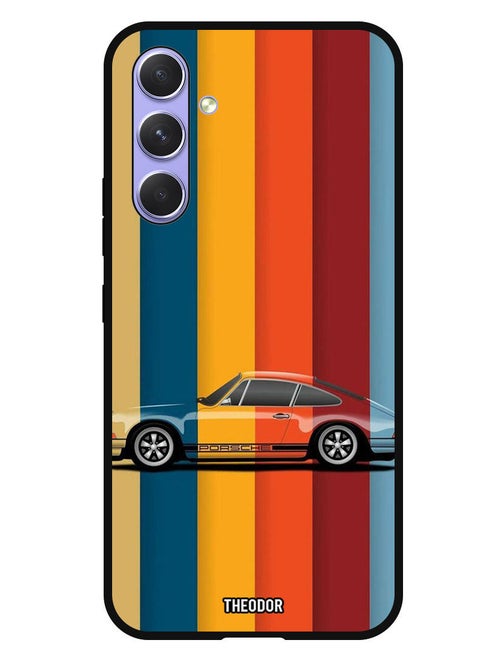 Protective Case Anti Scratch Shock Proof Bumper Cover For Samsung Galaxy A54 Vintage Porche