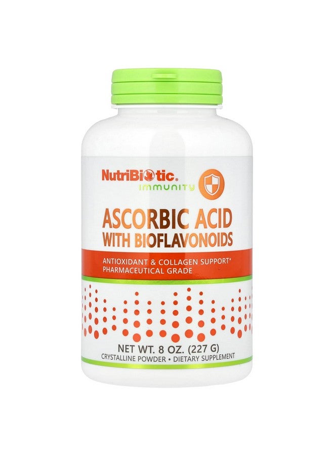 Nutribiotic Ascorbic Acid Powder with Bioflavonoids, 8 Ounce - Image 1