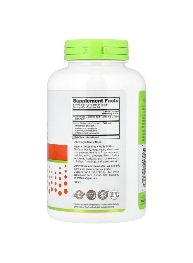 Nutribiotic Ascorbic Acid Powder with Bioflavonoids, 8 Ounce - Image 2