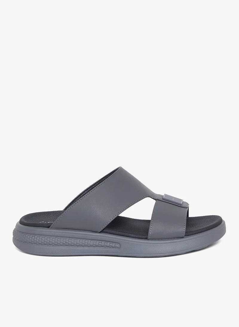 جيومني صنادل عربية مريحة للرجال – صنادل كلاسيكية مفتوحة الأصابع مع سرير مبطن للارتداء اليومي