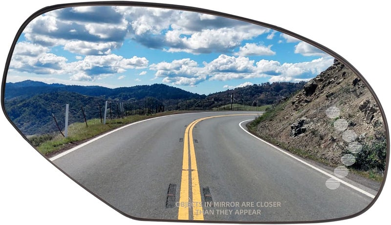 Dasbecan Right Passenger Side Mirror Glass with LED Signal Compatible with GMC Sierra Yukon Chevy Tahoe Suburban Escalade 2007-2014 Exterior Power Heated Side View Mirror 15886196 15886197 Efficiency boosted construction - Image 2
