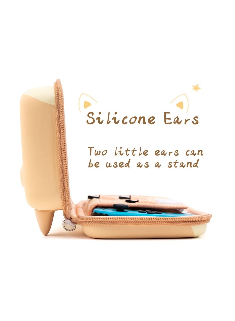 كابتن تيك SYOSI Carry Case for Nintendo Switch, Portable Travel Carrying Case Compatible with Nintendo Switch/Switch OLED Hardshell Slim Case for Switch Console & Game Accessories (Multicolor, Large) - Image 2