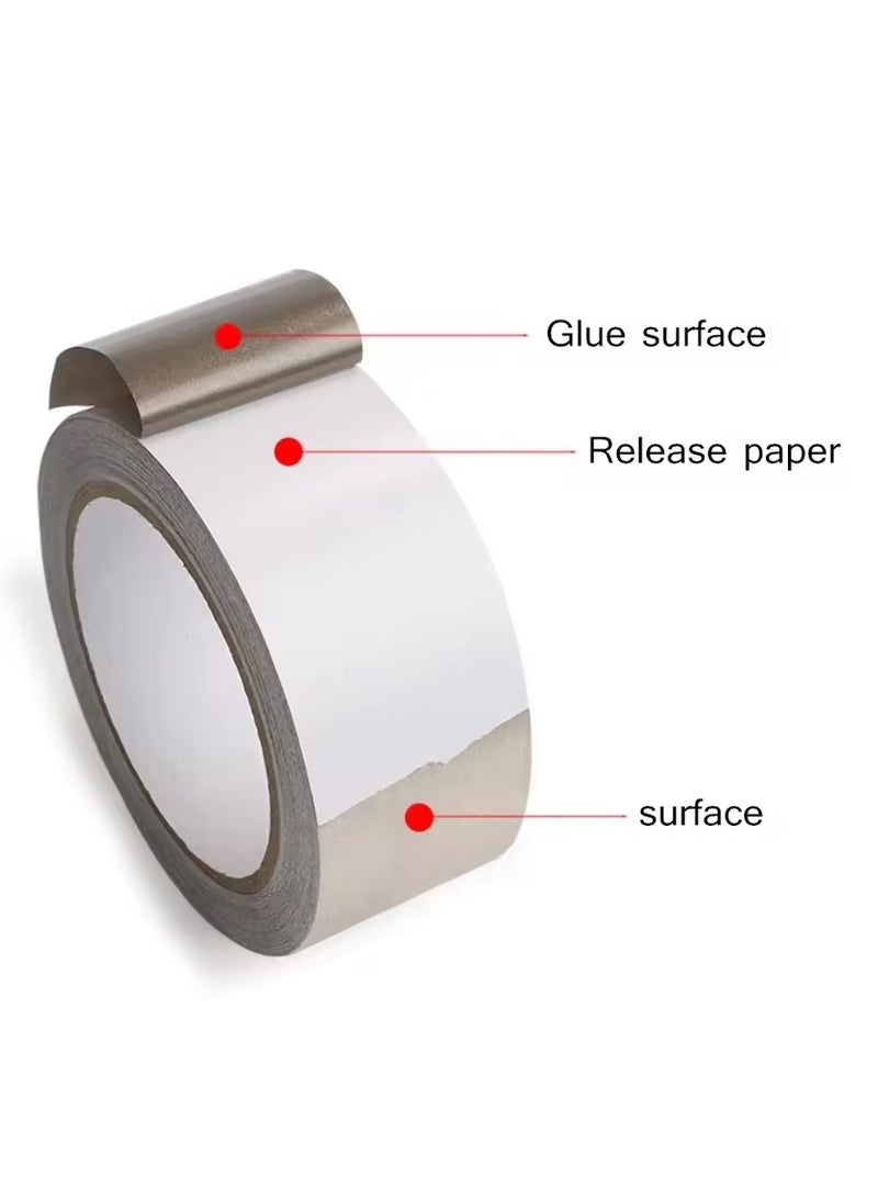Conductive Tape Silver Fabric Cloth Conductive Adhesive Tape Isolated Electromagnetic Wave Tape  - Image 3