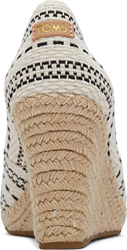 TOMS Womens Michelle Wedge Sandal, Natural, 7 US - Image 4