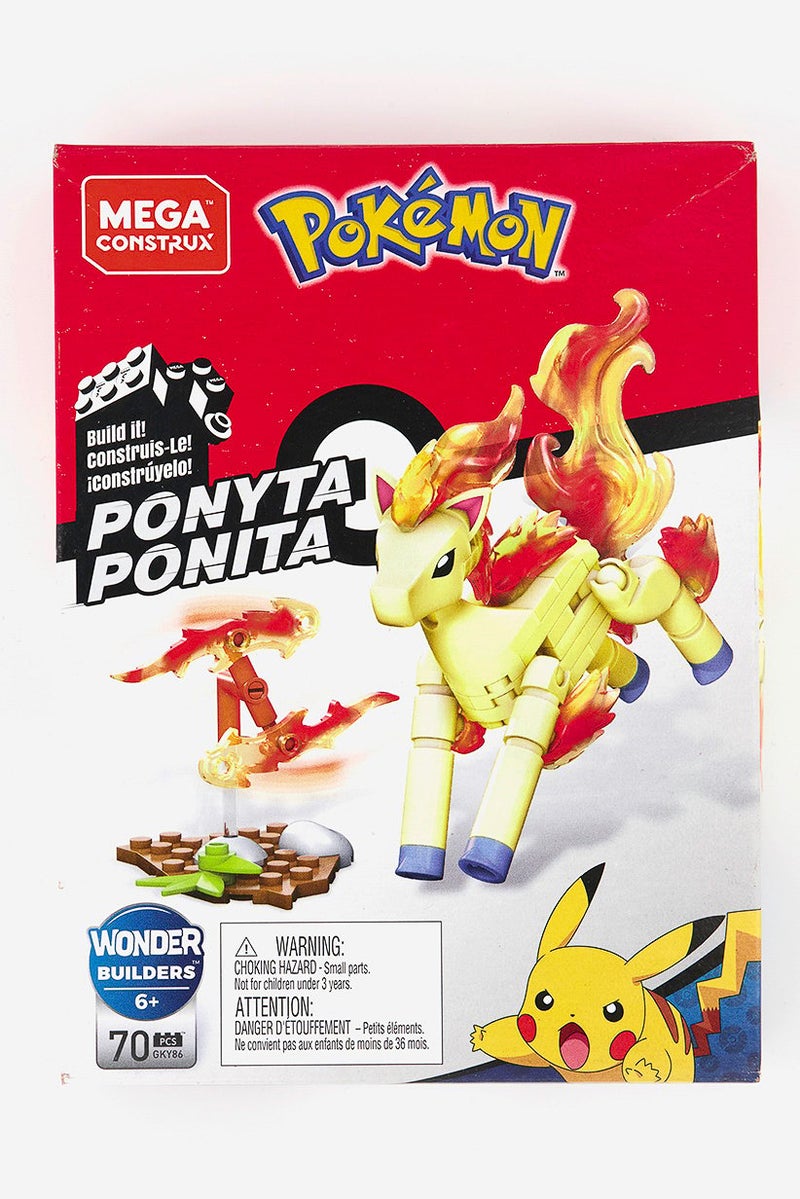 Pokemon Kid Mega Pokemon Power Pack Construction Set, Red Combo - Image 1