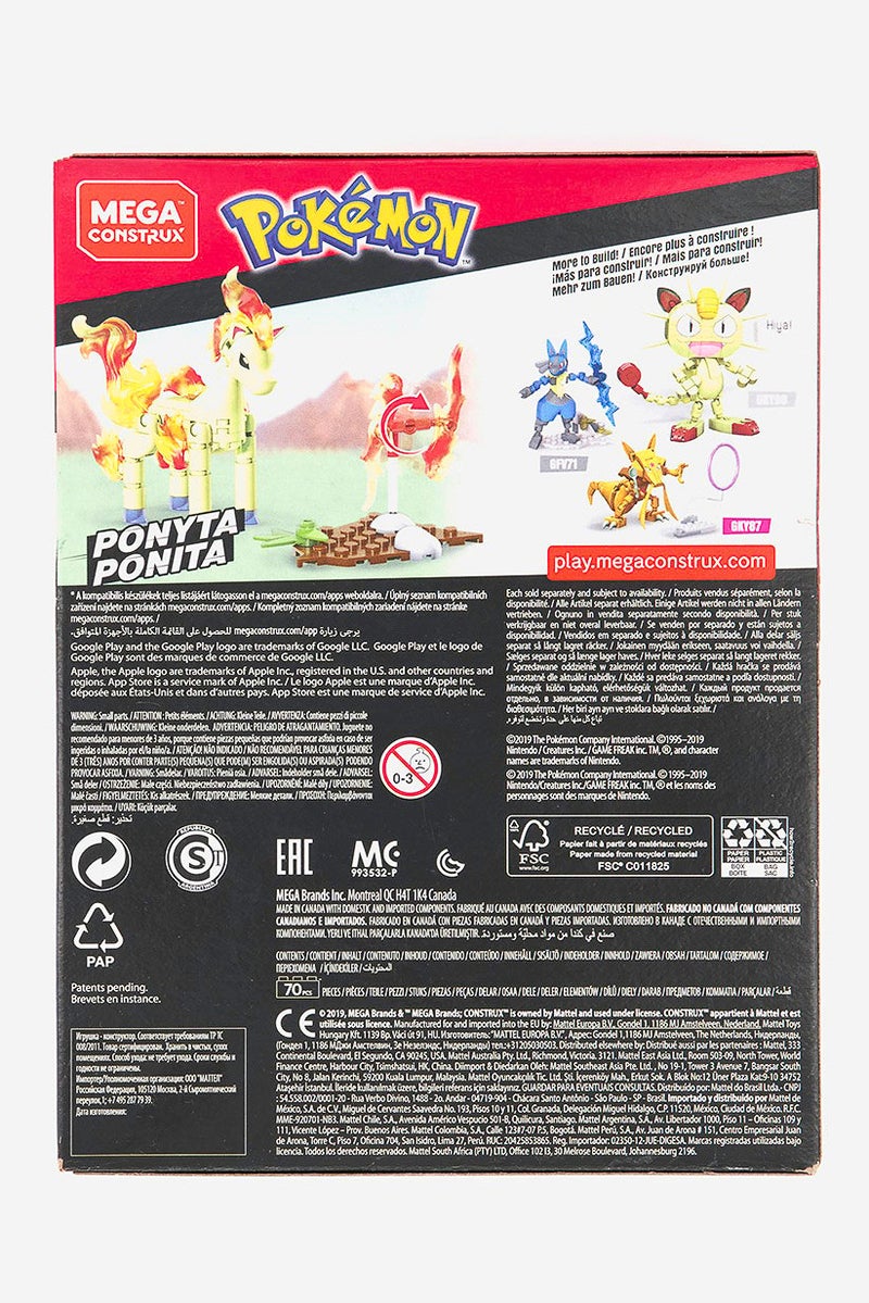 Pokemon Kid Mega Pokemon Power Pack Construction Set, Red Combo - Image 2