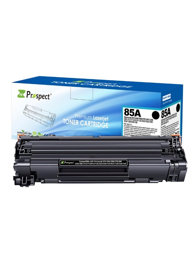Prospect Black Toner Cartridge 85A CE285A Compatible with HP LaserJet P1005 P1006 P1007 P1008 P1009 P1100 P1102 P1102W M1120 M1120n M1132 M1210 M1212nf M1214 M1217 M1522 M1522n for Home Office Printing Daily Use - Image 1