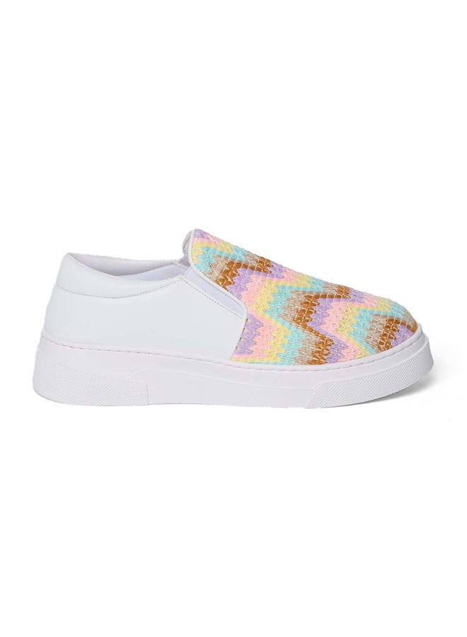 Premoda Fancy Faux Leather Slip On Sneakers - Image 3