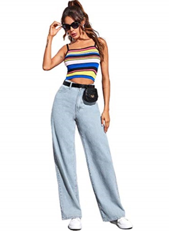 KOTTY Womens High Rise Cotton Lycra Jeans (Blue,XL)_KTTLADIESJEANS823XL - Image 3