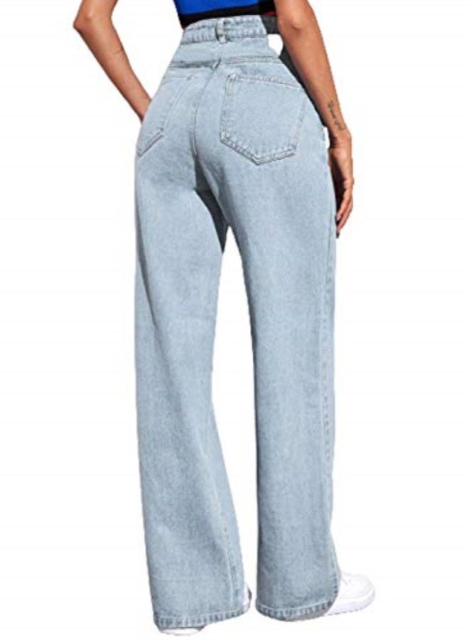 KOTTY Womens High Rise Cotton Lycra Jeans (Blue,XL)_KTTLADIESJEANS823XL - Image 2
