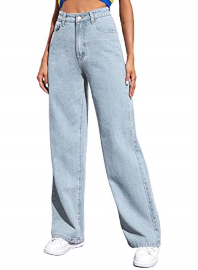 KOTTY Womens High Rise Cotton Lycra Jeans (Blue,XL)_KTTLADIESJEANS823XL - Image 5