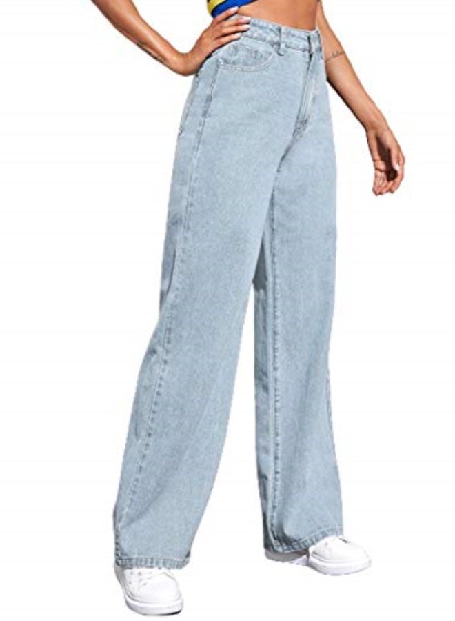 KOTTY Womens High Rise Cotton Lycra Jeans (Blue,XL)_KTTLADIESJEANS823XL - Image 4