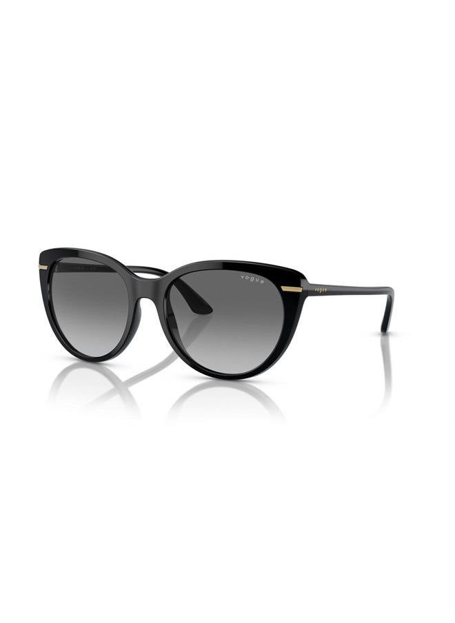 Vogue Full Rim Cat Eye Sunglasses 5498SI,56, W44,11  - Image 1