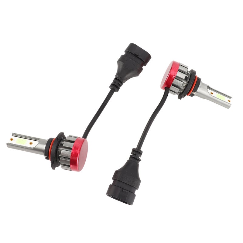 ٢ قطعات لمبة ضباب LED 30 واط EV19 9005/HB3 8000 كلفن 3000 لومن بلون أزرق جليد رقاقة DOB - Image 2