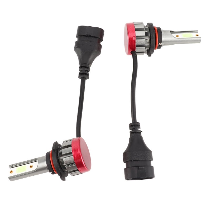 ٢ قطعات لمبة ضباب LED 30 واط EV19 9005/HB3 8000 كلفن 3000 لومن بلون أزرق جليد رقاقة DOB - Image 5