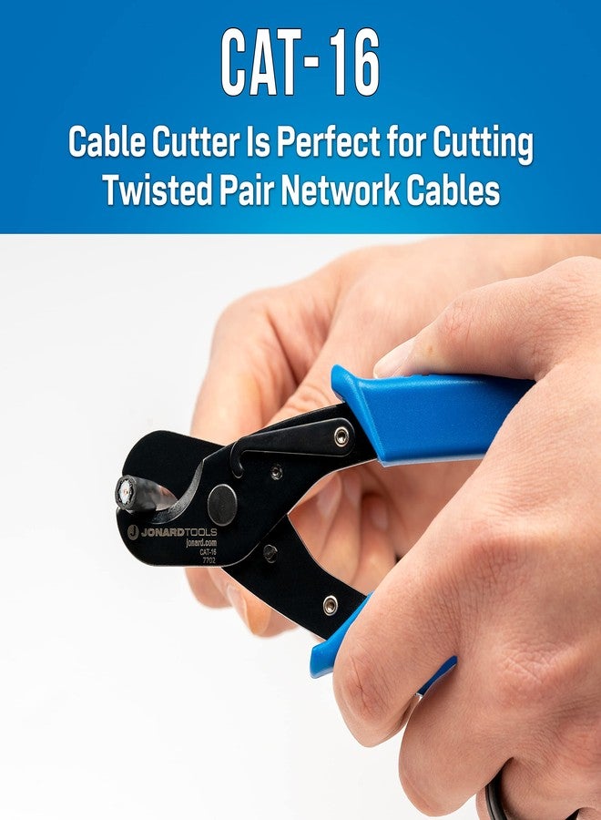 جونارد تولز مجموعة تركيب كابل محوري TK-RG64 من Jonard Tools مع أداة ضغط محورية (RG6، RG59، RG11)، وقاطع كابل، ومجرد أسلاك، تتضمن (عبوة من 10) موصلات RG6 F - Image 3